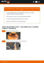 OPEL MONZA első és hátsó Ablaktörlő motor cseréje: kézikönyv pdf