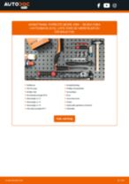 Trin-for-trin PDF-tutorial om skift af Skoda Octavia 1 Nummerpladelys