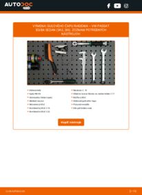 Ako vykonať výmenu: Hlava / čap spojovacej tyče riadenia na Passat B3/B4 Sedan (3A2, 35i) 1.8