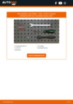Vervang het Dynamoriem van de OPEL ASTRA H Saloon (L69) met onze online pdf-handleiding