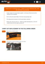 Changing Wiper Blades FORD FOCUS: workshop manual