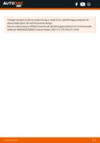 Udskiftning af Radiatorpanel MERCEDES-BENZ GULLWING: manual pdf