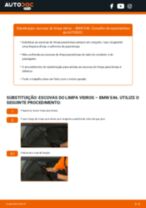 Manual online sobre a substituição de Escovas de para brisa em BMW 3 (E46)