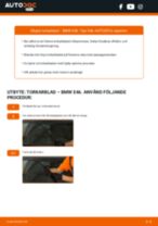 Hur byter man och justera Vindrutetorkare BMW 3 SERIES: pdf instruktioner