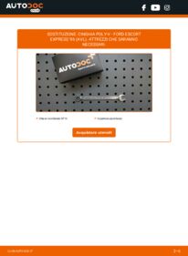 Sostituzione di Cinghia Poly-V Ford Escort AVL 1.8 D