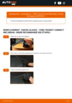 Le guide professionnel de remplacement pour Plaquette de frein sur votre Ford Transit Connect Break 1.5 EcoBlue