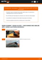 Manuel d'utilisation Ford Mondeo BFP 1.6 i 16V pdf