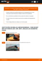 La guía profesional para realizar la sustitución de Filtro de Aceite en tu Ford Escort GAF 1.6 XR3i