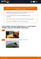 Сome cambiare Tergicristalli posteriore e anteriore FORD TRANSIT CONNECT Box: manuale online