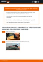 Come cambiare Spazzole tergicristallo anteriore e posteriore FORD SCORPIO - manuale online