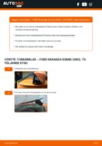 Hur byter man Torkarbladsats bak och fram FORD GRANADA Estate (GNU) - handbok online