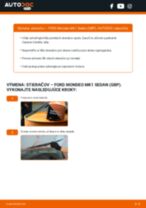 Dielňa príručka pre MONDEO I limuzina (GBP) 2.5 i 24V