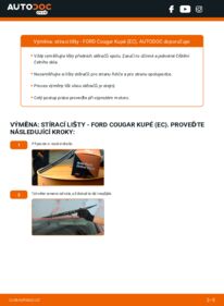 Jak provést výměnu: List stěrače Cougar Kupé (EC) 2.5 V6 24V