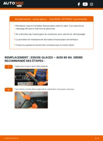 Comment effectuer un remplacement de Essuie-Glaces sur AUDI 80