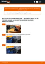 Die professionelle Anleitung für den Scheibenwischer-Wechsel bei deinem Mercedes Citan 415 109 CDI 1.5 (415.703)
