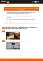 Cambio Tergicristalli posteriore e anteriore OPEL ASTRA H TwinTop (L67): guida pdf