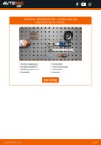 DIY-manual for utskifting av Drivstoffilter i HYUNDAI ix55 2023