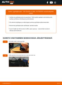 Kuinka vaihtaa Pyyhkijänsulat 2.2 CRDi 4WD Kia Sorento XM -autoon
