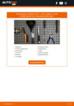 OPEL Thermostaat, koelvloeistof veranderen doe het zelf - online handleiding pdf