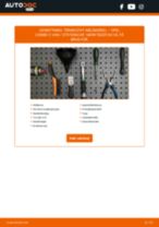 Trin-for-trin PDF-tutorial om skift af OPEL COMBO Box Body / Estate Termostat