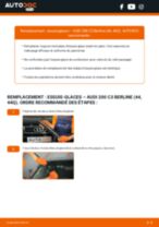Comment changer Essuie-glaces AUDI 200 arrière et avant - Manuel pdf