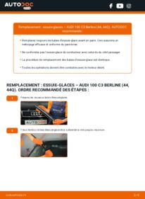 Comment effectuer un remplacement de Essuie-glace 2.3 E Audi 100 C3