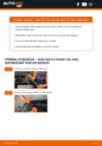 Podrobný PDF tutorial k výmene AUDI 200 Avant (44, 44Q) Stieracia liżta