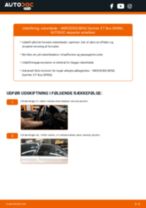 Trin-for-trin PDF-tutorial om skift af MERCEDES-BENZ SPRINTER 3-t Bus (906) Viskerblade