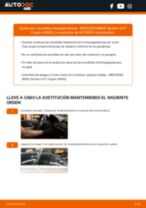 Cambio Escobillas de Limpiaparabrisas traseras y delanteras MERCEDES-BENZ SPRINTER 4,6-t Box (906): guía pdf