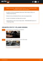 Steg-för-steg-guide i PDF om att byta Torkarblad i MERCEDES-BENZ SPRINTER 4,6-t Platform/Chassis (906)