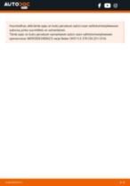 Vaiheittainen PDF-opas: kuinka vaihtaa MERCEDES-BENZ SPRINTER 3-t Box (906) -mallin Pyyhkijänsulat