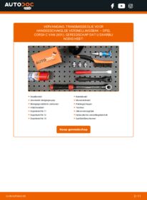 Vervangen: Transmissie Olie en Versnellingsbakolie 1.3 CDTI 16V (F08, W5L) Opel Corsa C Van