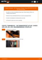Manuell PDF för Transporter VI Flak / Chassi (SFD, SFE, SFL, SFZ) 2.0 TSI underhåll