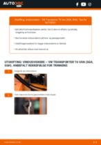 endring Viskerblader i VW TRANSPORTER VI Box (SGA, SGH) – tips og triks