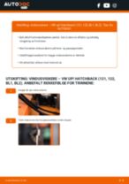 DIY-manual for utskifting av Vindusviskere i VW UP 2023