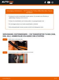 Vervanging uitvoeren: Ruitenwissers 2.0 TDI VW T6 Transporter