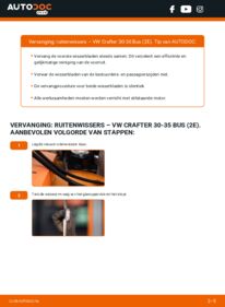 Vervanging uitvoeren: Ruitenwissers 2.5 TDI VW Crafter 30-35