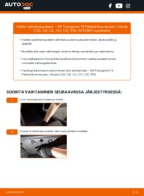 Kuinka vaihtaa Raitisilmasuodatin 2.5 TDI VW T5 Flatbed Kuorma-auto -autoon