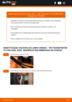 Substituindo Escovas do limpa parabrisas em VW TRANSPORTER VI Box (SGA, SGH) - dicas e truques