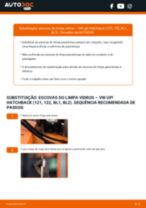 Manual DIY sobre como substituir o Escovas do Limpa Vidros no VW UP