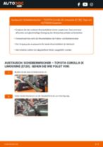 Die professionelle Anleitung für den Bremstrommel-Wechsel bei deinem TOYOTA COROLLA Saloon (_E12J_, _E12T_) 2.0 D-4D (CDE120_)