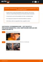 FIAT DUCATO Platform/Chassis (230) Flachbalkenwischer wechseln: Handbücher und Ratschläge