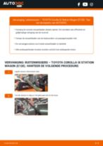 De professionele handleidingen voor Brandstoffilter-vervanging in je Toyota Corolla e12 Station Wagon 1.8 (ZZE122)
