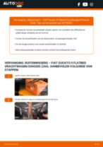 Ruitenwissers vóór en achter veranderen FIAT DUCATO Platform/Chassis (244): instructie pdf