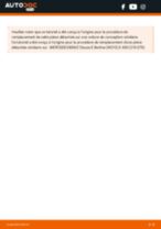 Changement Mâchoires de Frein à Main arrière Mercedes Vito W639 : guide pdf