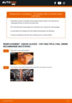 Comment changer Essuie-glaces FIAT MULTIPLA arrière et avant - Manuel pdf