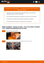 Le guide professionnel de remplacement pour Plaquette de frein sur votre Fiat Stilo Break 1.8 16V