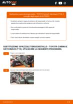 Cambio Tergicristalli posteriore e anteriore TOYOTA CARINA E (_T19_): guida pdf