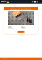 Hur byter man Motorluftfilter MERCEDES-BENZ VITO Box (638) - handbok online