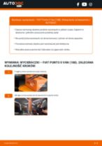 Wymiana Pióro wycieraczki przód i tył FIAT PUNTO Van (188AX): poradnik pdf